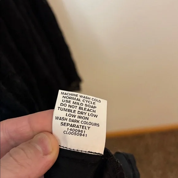 EShakti Black Lace Smocked Waist Fit and Flare Dress Sz 10 🖤 - Picture 10 of 10